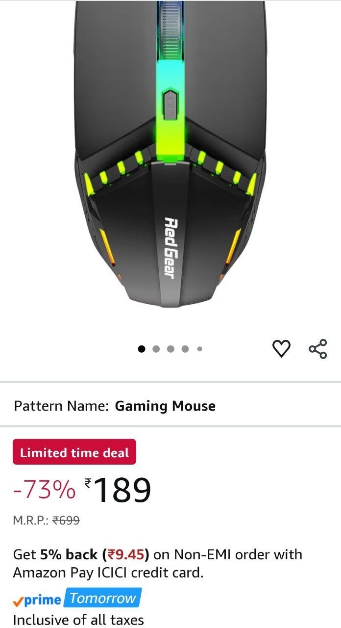 Redgear Wired Gaming Mouse